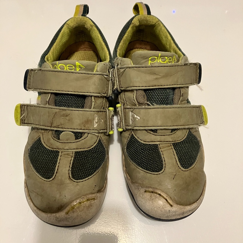 PLAE Kids Sneakers - Olive and Charcoal